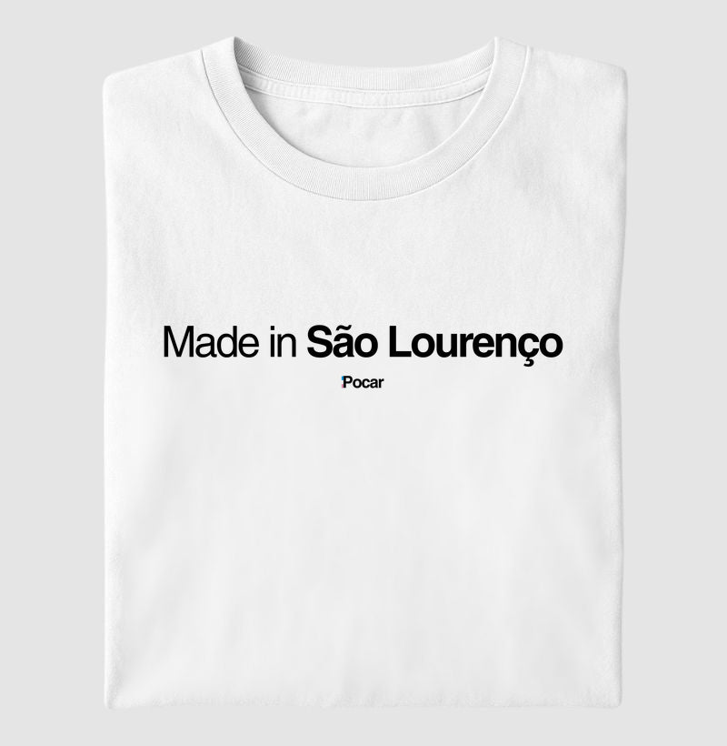 Camiseta | Made in São Lourenço