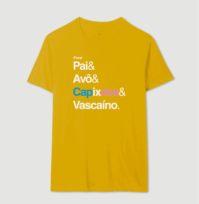 Camiseta | Pai, Avô, Capixaba e Vascaíno