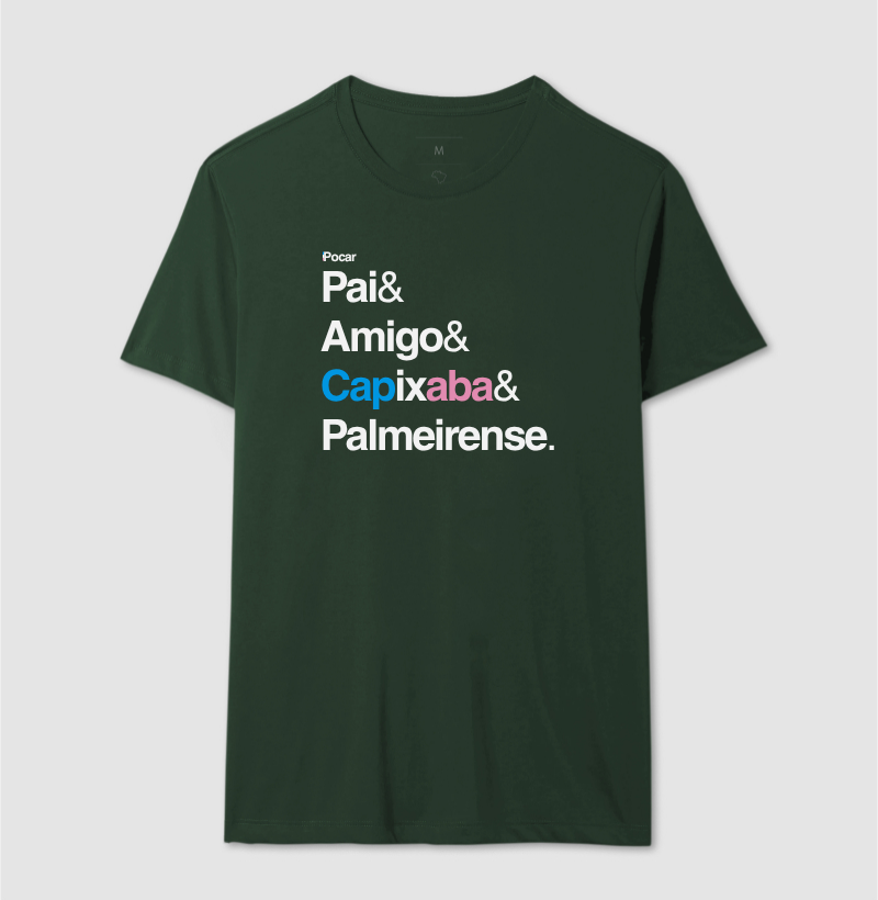 Camiseta | Pai, Amigo, Capixaba e Palmeirense