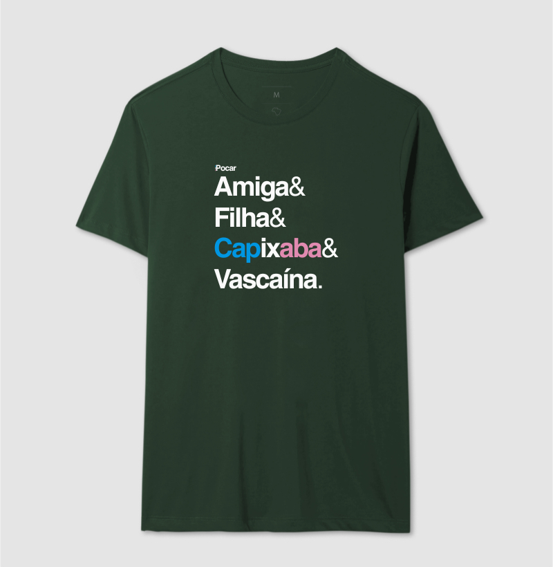 Camiseta | Amiga, Filha, Capixaba e Vascaína