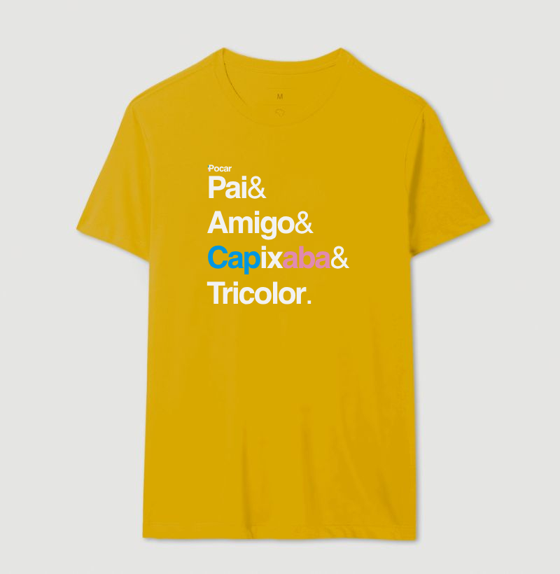 Camiseta | Pai, Amigo, Capixaba e Tricolor