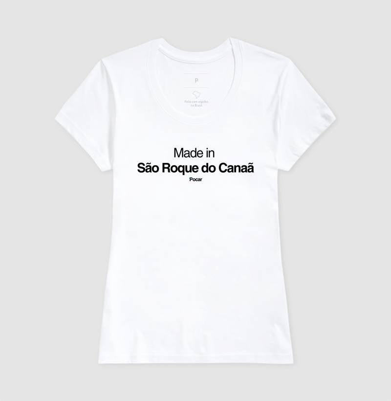 Camiseta | Made in São Roque do Canaã