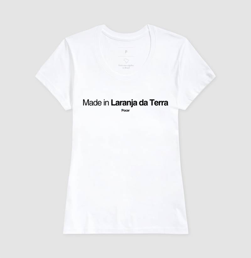 Camiseta | Made in Laranja da Terra