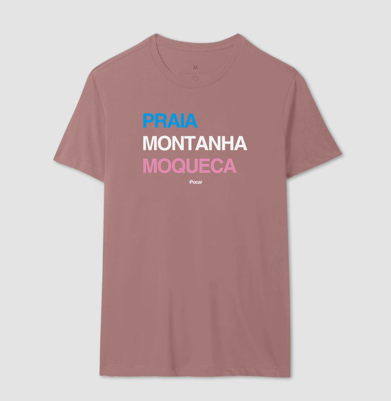 Camiseta | Praia, Montanha, Moqueca