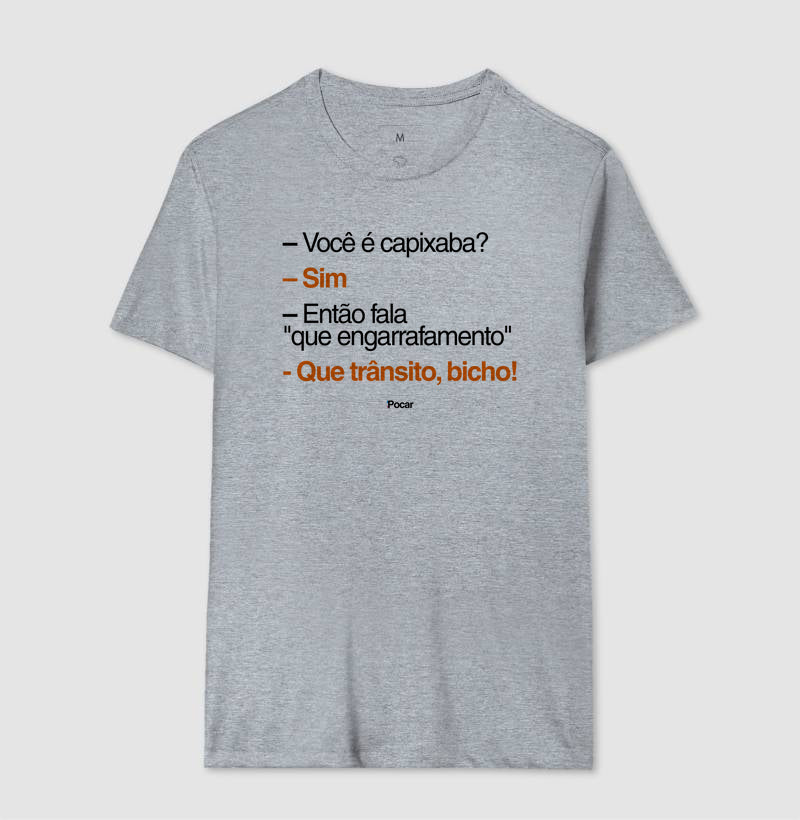 Camiseta | Capixabês - Que trânsito, bicho!