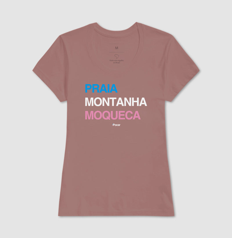 Camiseta | Praia, Montanha, Moqueca
