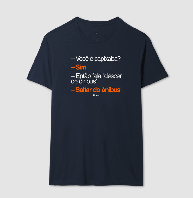 Camiseta | Capixabês - Saltar do ônibus