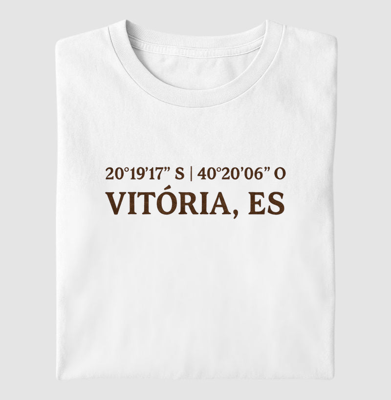 Camiseta | Vitória, ES Cordenadas