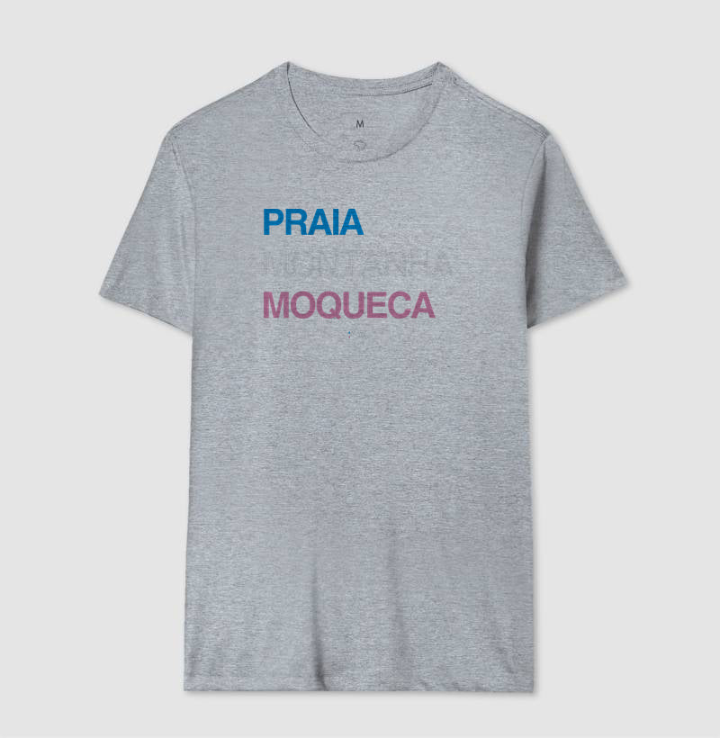Camiseta | Praia, Montanha, Moqueca
