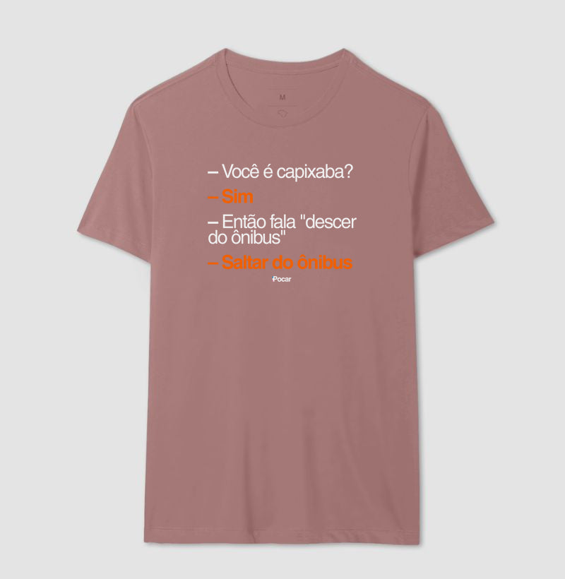 Camiseta | Capixabês - Saltar do ônibus
