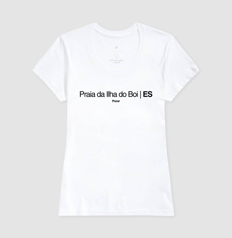 Camiseta | Praia da Ilha do Boi | ES