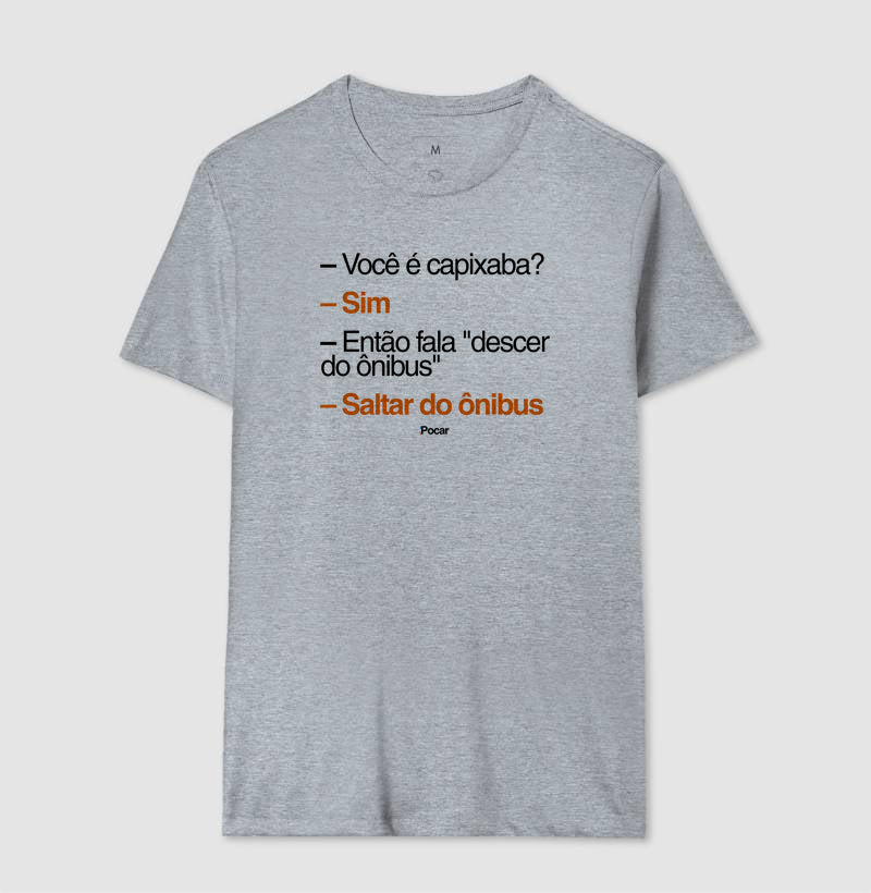 Camiseta | Capixabês - Saltar do ônibus