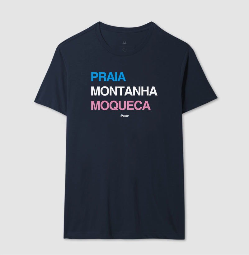 Camiseta | Praia, Montanha, Moqueca