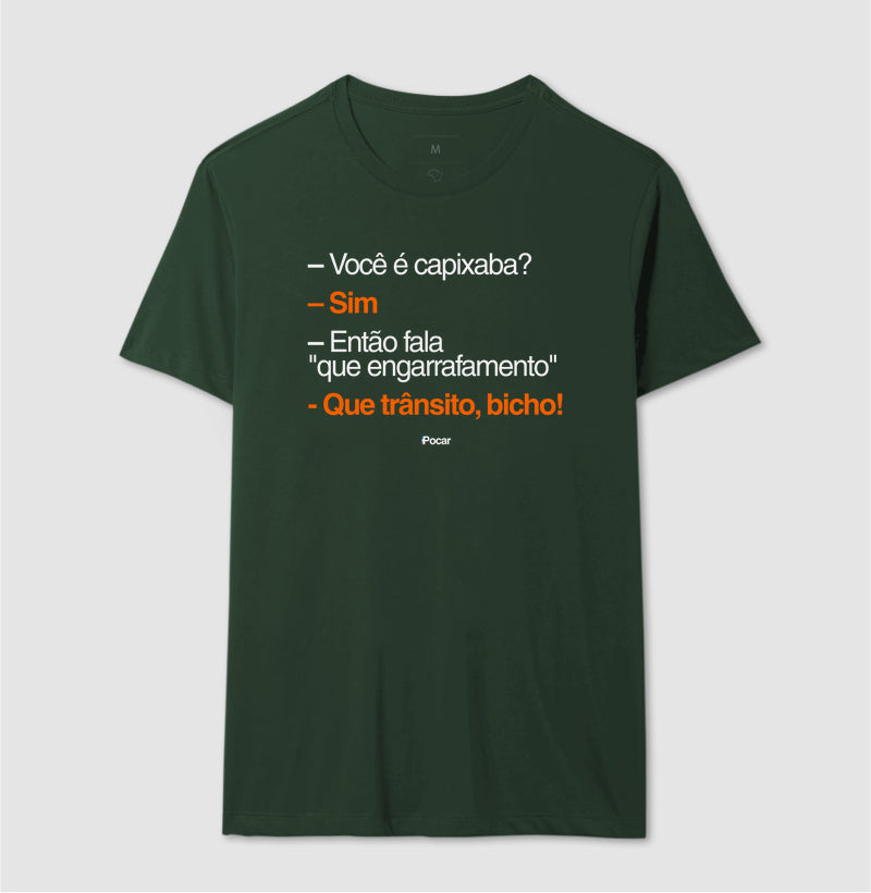 Camiseta | Capixabês - Que trânsito, bicho!