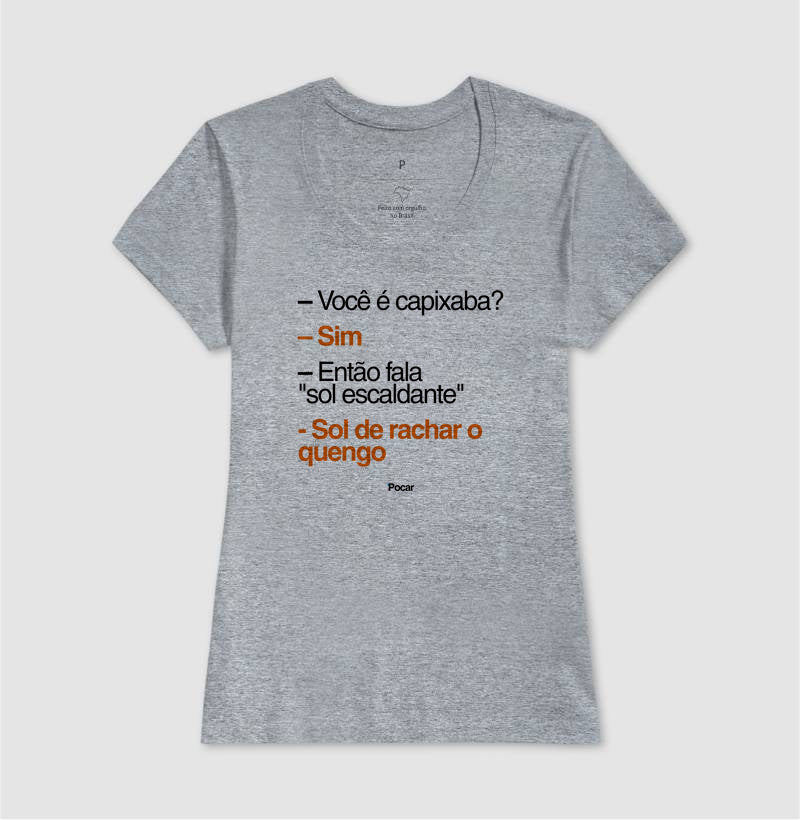 Camiseta | Capixabês - Sol de rachar o quengo