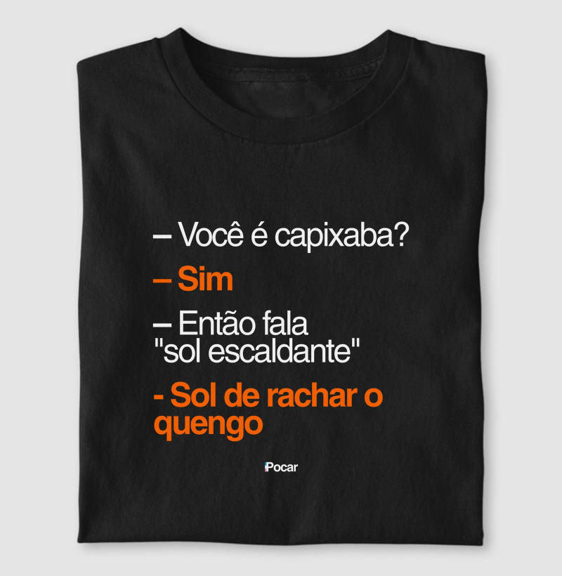 Camiseta | Capixabês - Sol de rachar o quengo