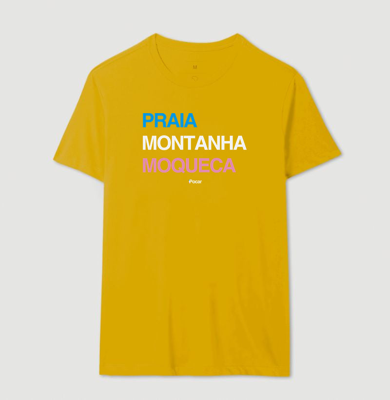 Camiseta | Praia, Montanha, Moqueca