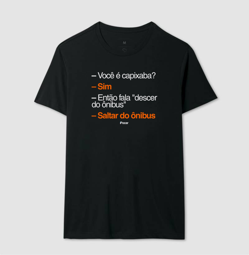 Camiseta | Capixabês - Saltar do ônibus