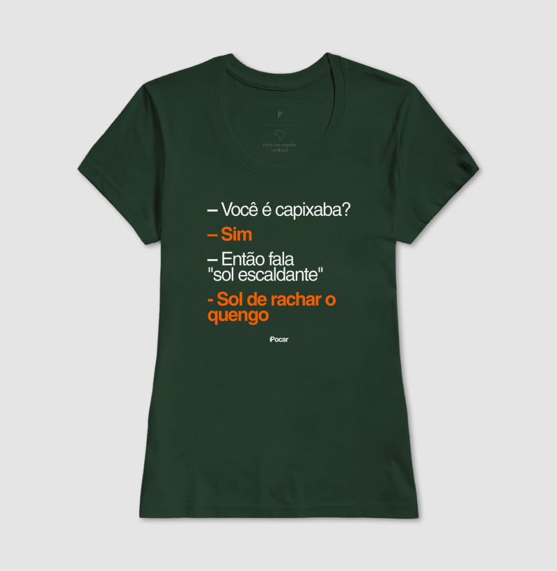 Camiseta | Capixabês - Sol de rachar o quengo