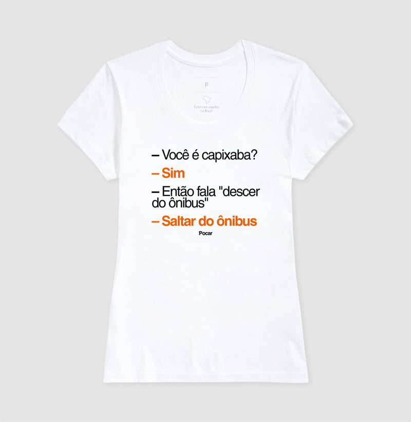 Camiseta | Capixabês - Saltar do ônibus