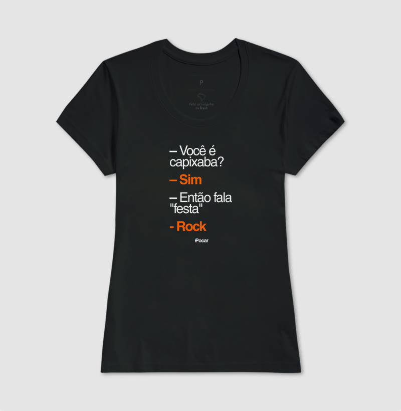 Camiseta | Capixabês - Rock