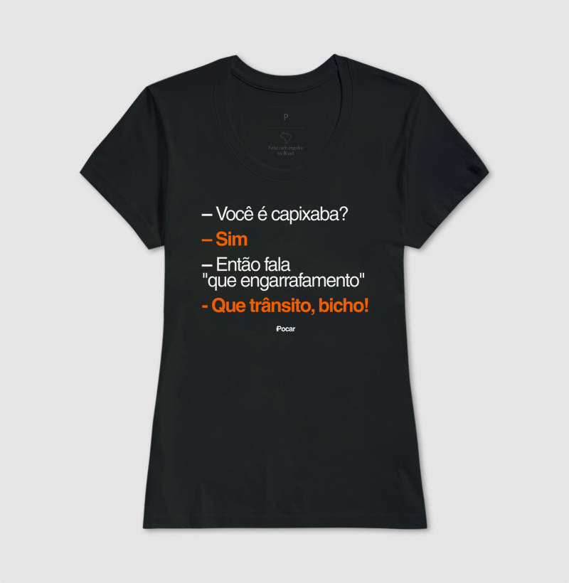 Camiseta | Capixabês - Que trânsito, bicho!