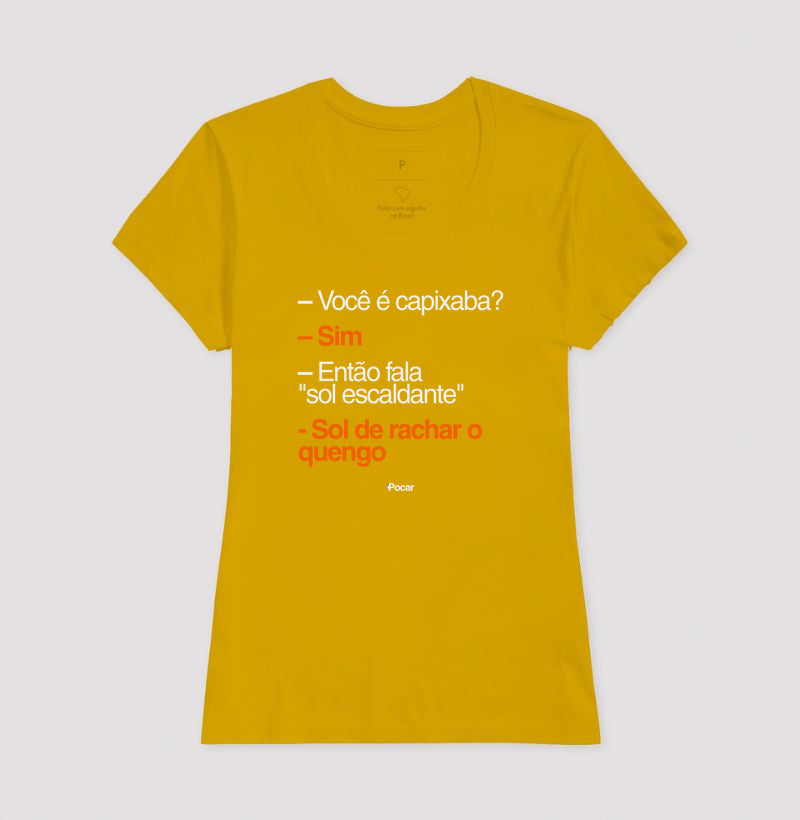 Camiseta | Capixabês - Sol de rachar o quengo