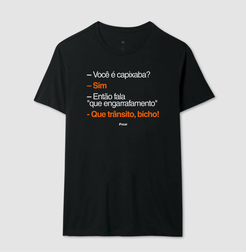 Camiseta | Capixabês - Que trânsito, bicho!