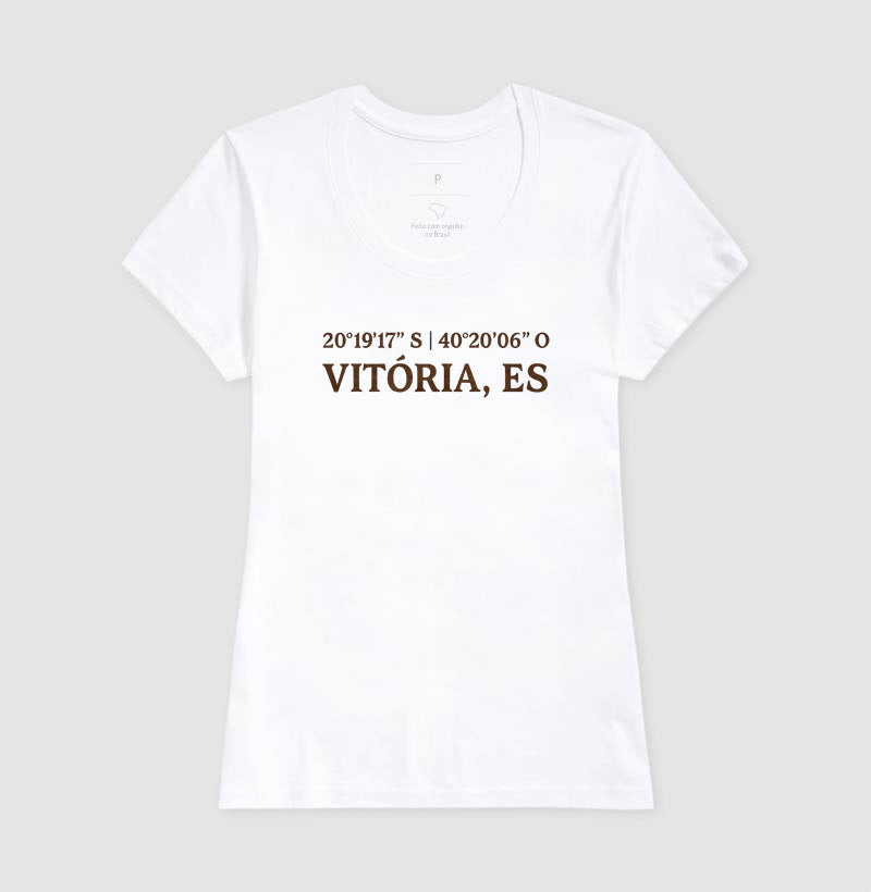 Camiseta | Vitória, ES Cordenadas