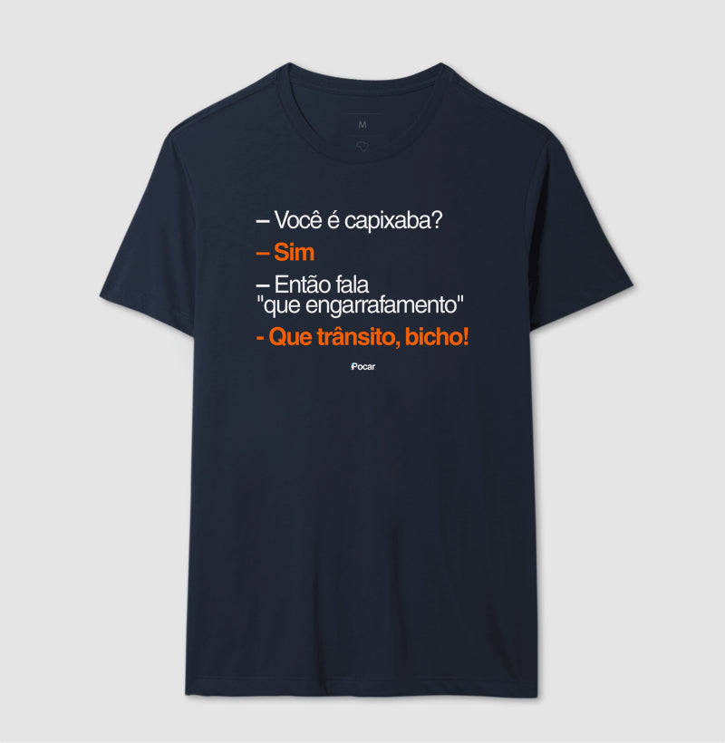 Camiseta | Capixabês - Que trânsito, bicho!