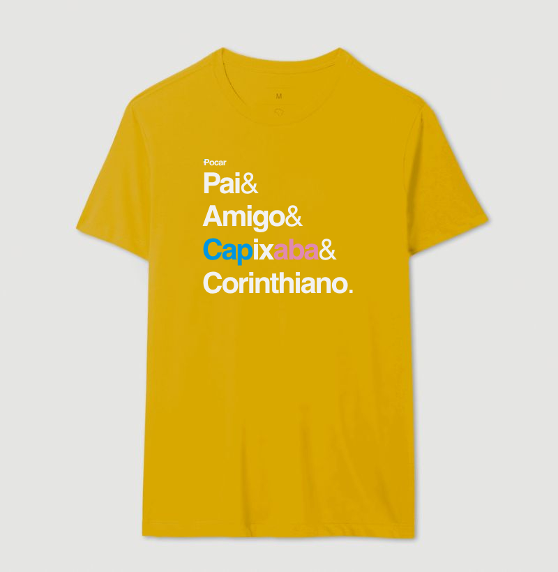 Camiseta | Pai, Amigo, Capixaba e Corinthiano