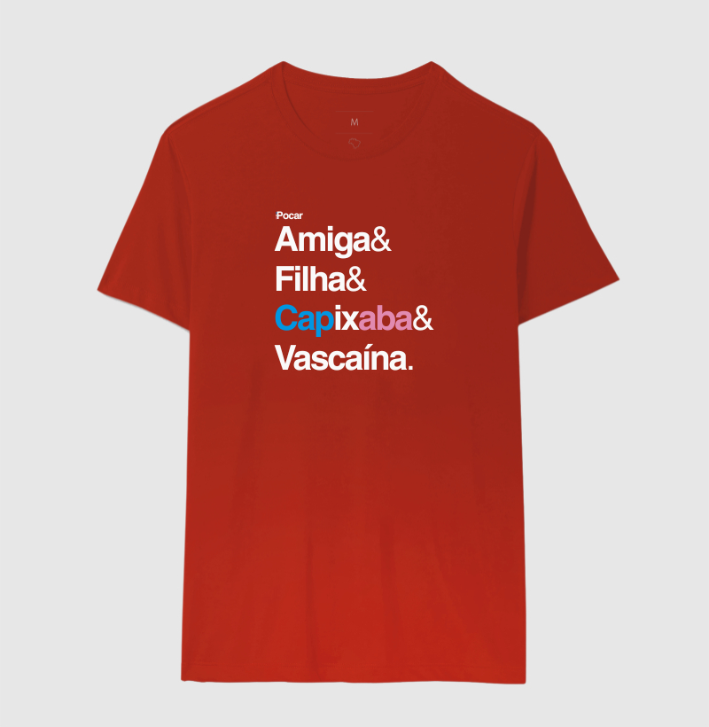 Camiseta | Amiga, Filha, Capixaba e Vascaína