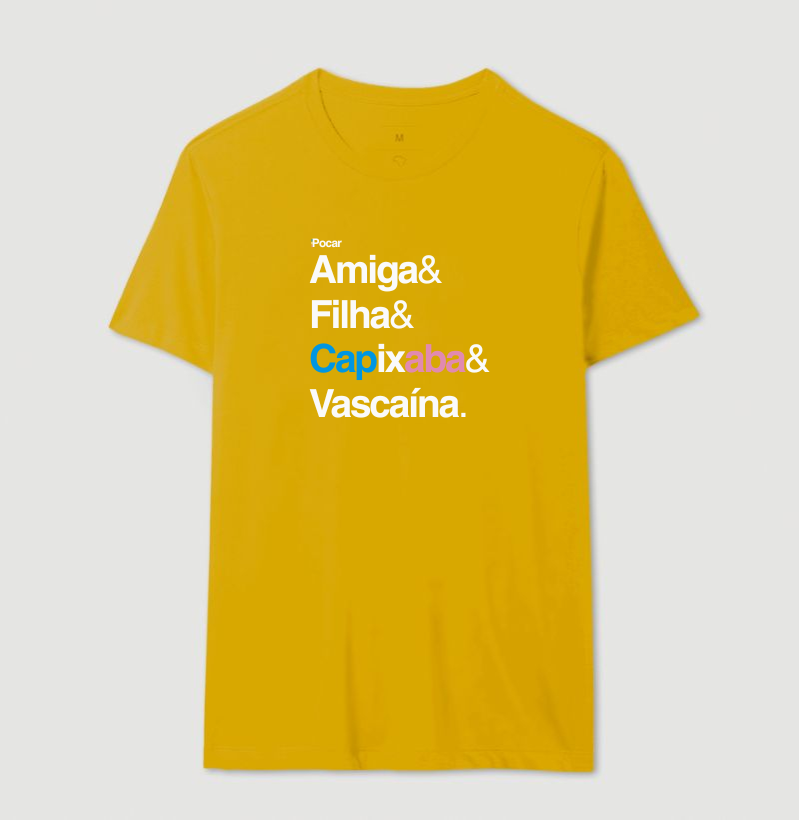 Camiseta | Amiga, Filha, Capixaba e Vascaína