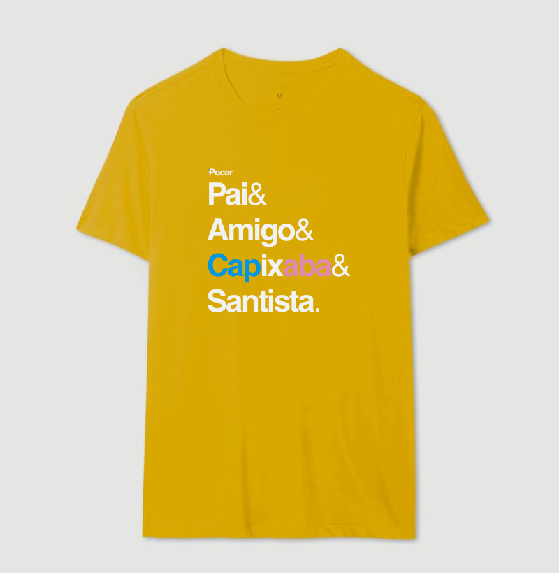 Camiseta | Pai, Amigo, Capixaba e Santista