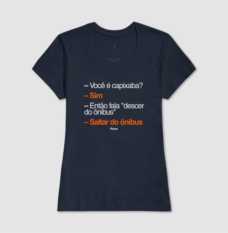 Camiseta | Capixabês - Saltar do ônibus