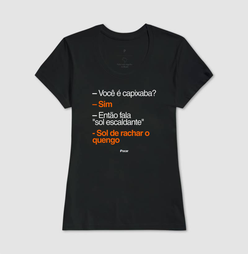 Camiseta | Capixabês - Sol de rachar o quengo
