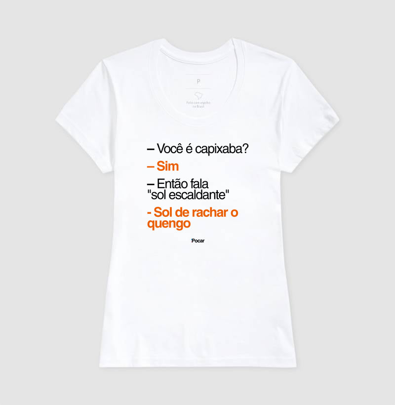Camiseta | Capixabês - Sol de rachar o quengo