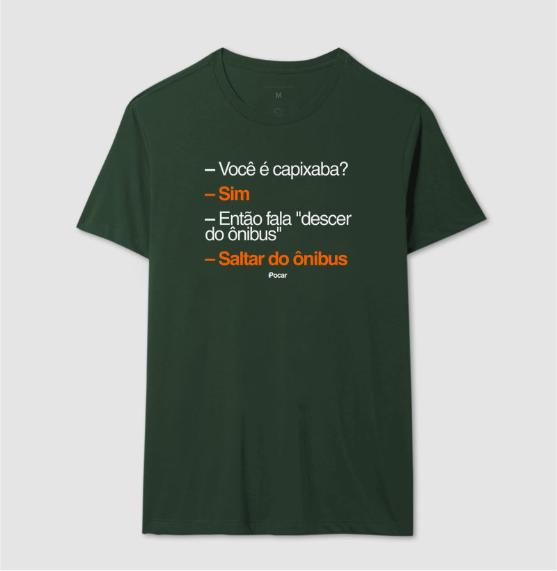 Camiseta | Capixabês - Saltar do ônibus