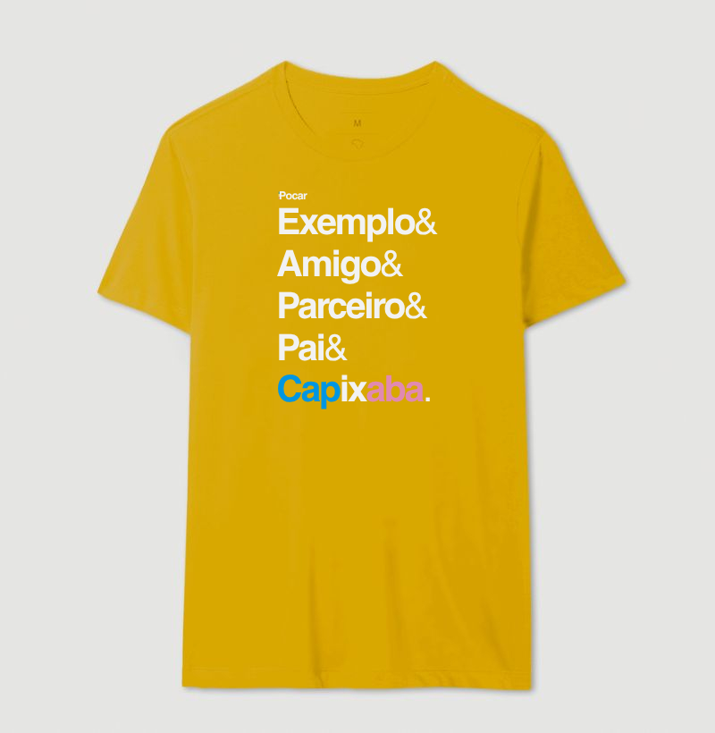 Camiseta | Exemplo, Amigo, Parceiro, Pai e Capixaba.