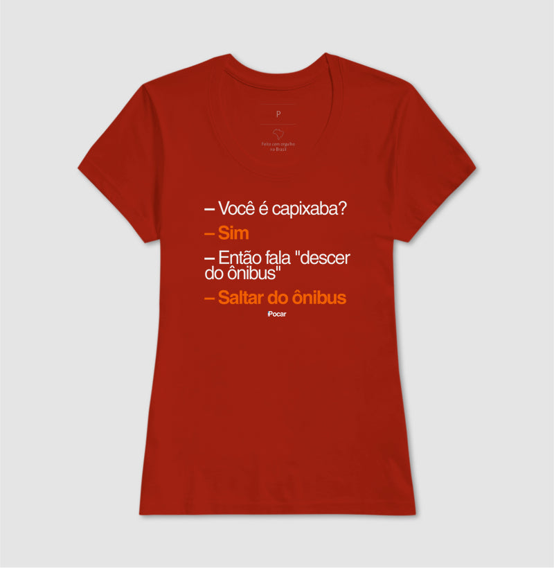 Camiseta | Capixabês - Saltar do ônibus