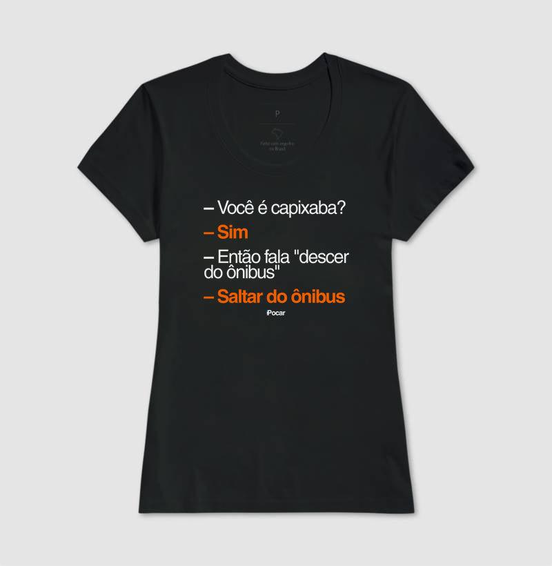 Camiseta | Capixabês - Saltar do ônibus