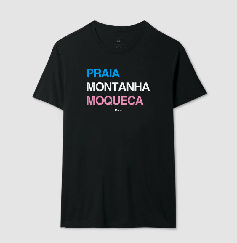 Camiseta | Praia, Montanha, Moqueca