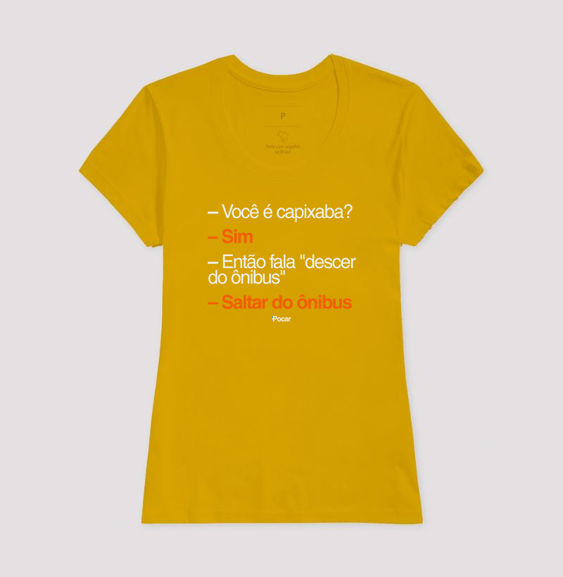 Camiseta | Capixabês - Saltar do ônibus