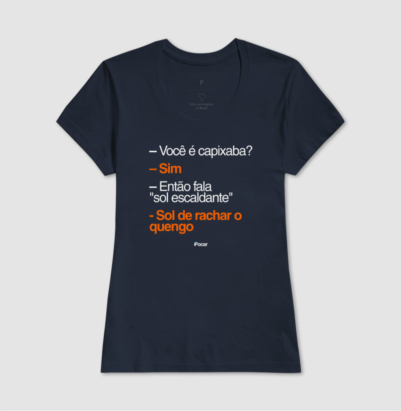 Camiseta | Capixabês - Sol de rachar o quengo