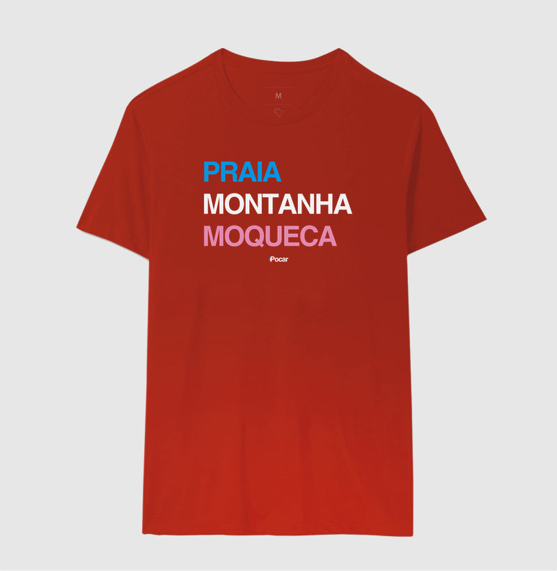 Camiseta | Praia, Montanha, Moqueca