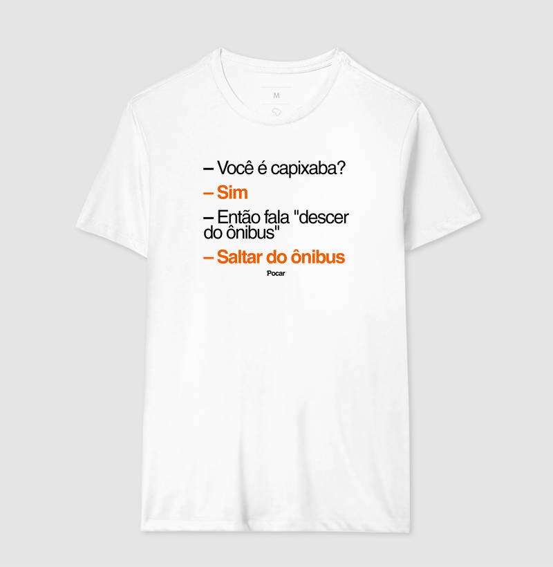 Camiseta | Capixabês - Saltar do ônibus