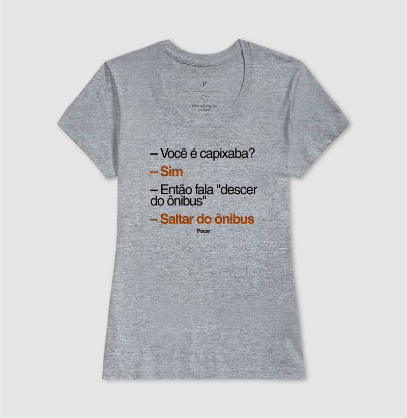 Camiseta | Capixabês - Saltar do ônibus
