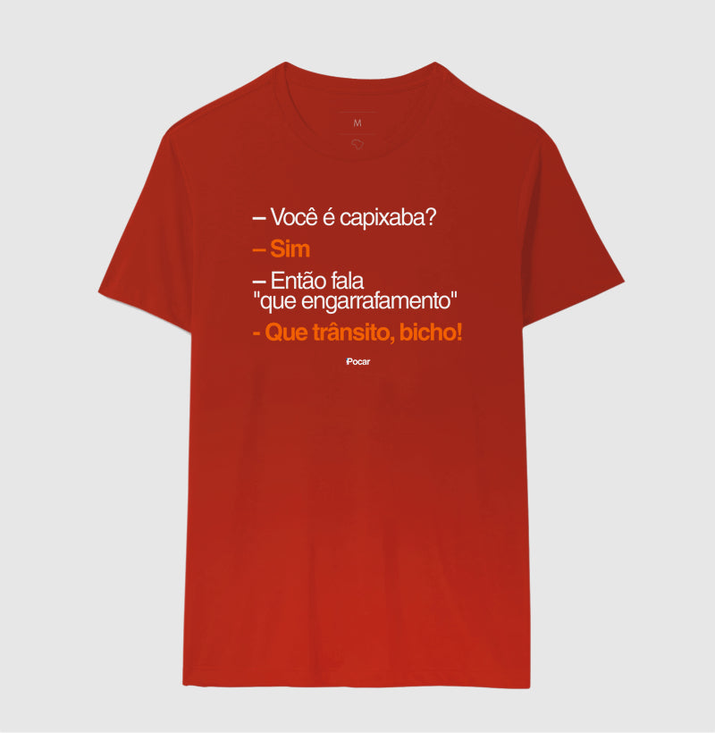 Camiseta | Capixabês - Que trânsito, bicho!