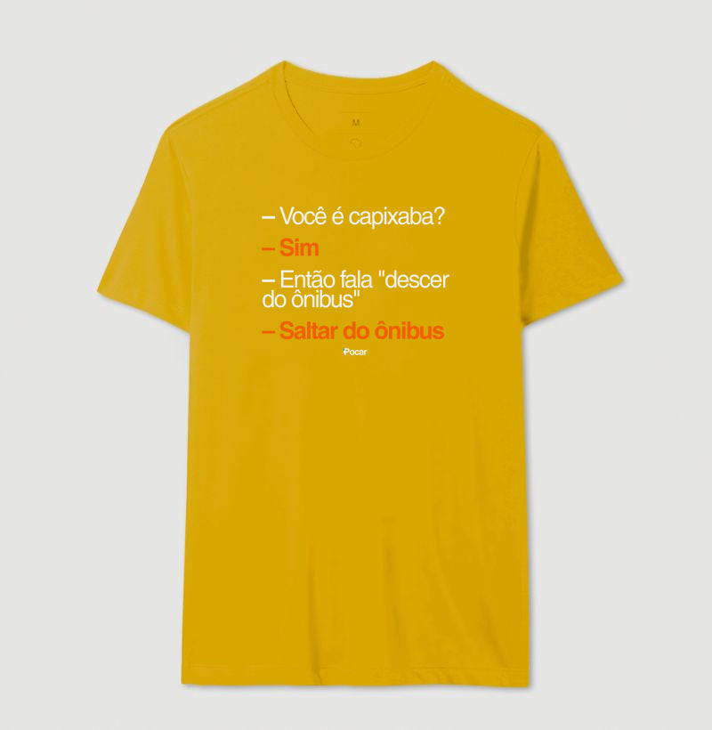 Camiseta | Capixabês - Saltar do ônibus