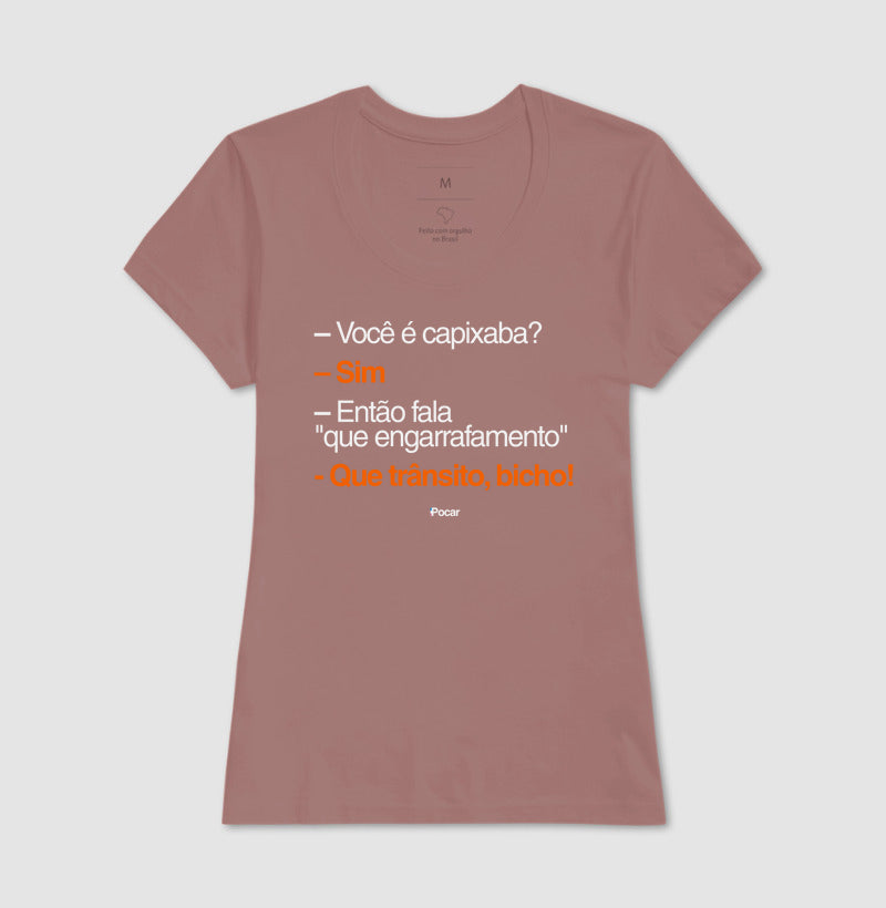 Camiseta | Capixabês - Que trânsito, bicho!